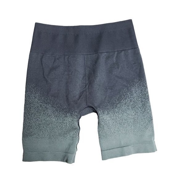 Gym Shark Womens Size Small Black Grey Adapt Ombre Seamless Cycling Shorts - Picture 5 of 5